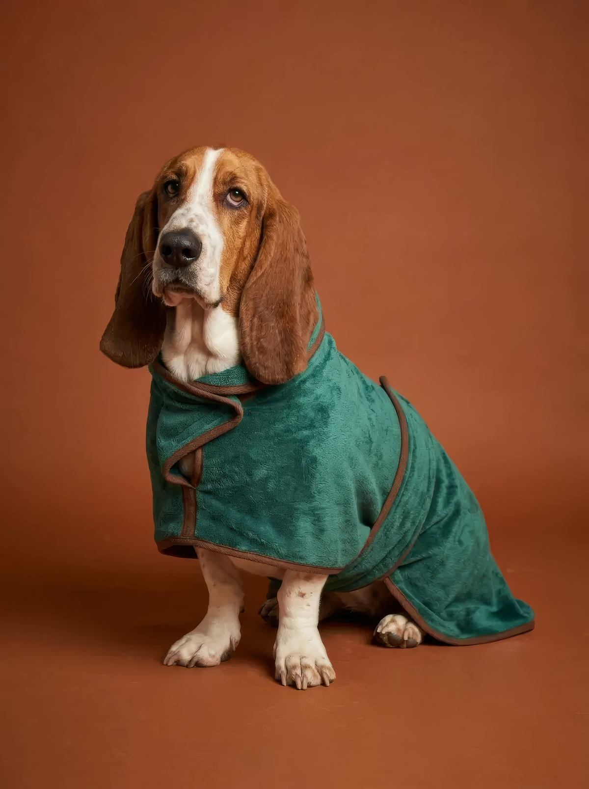 Dog Drying Coat | Microfiber Dog Bathrobe | Soft Absorbent Fast-Drying Robe for Dogs